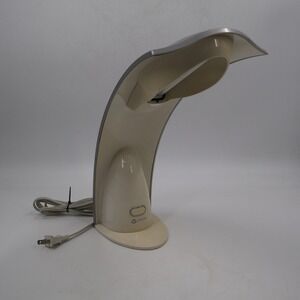 OttLite GX8026 Wing Desk Lamp Silver Cream Modern Task Light 13W Tested